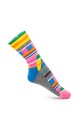 Happy Socks Sosete unisex lungi cu model geometric Femei