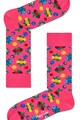 Happy Socks Sosete lungi unisex Berry Femei