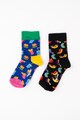 Happy Socks Set de sosete cu model cu mancare - 2 perechi Fete