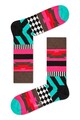 Happy Socks Sosete lungi unisex cu model geometric Femei