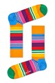 Happy Socks Sosete scurte unisex cu model in dungi Femei