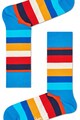 Happy Socks Sosete unisex cu model in dungi Barbati