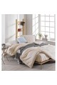 EnLora Home Комплект спално бельо  65% памук, 35% полиестер, 200x220 см, Cappuccino Жени
