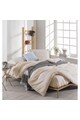 EnLora Home Lenjerie de pat  65% bumbac, 35% poliester, 200x220 cm, Cappuccino Femei