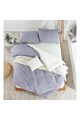 EnLora Home Lenjerie de pat  65% bumbac, 35% poliester, 200x220 cm, Gri/Crem Femei