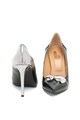 Love Moschino Műbőr tűsarkú cipő fémrátétekkel női