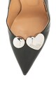 Love Moschino Pantofi stiletto de piele ecologica, cu aplicatii metalice Femei