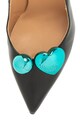 Love Moschino Pantofi stiletto de piele ecologica, cu aplicatii metalice Femei
