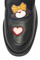 Love Moschino Pantofi loafer de piele cu aplicatii Femei