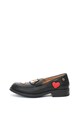 Love Moschino Pantofi loafer de piele cu aplicatii Femei