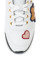 Love Moschino Műbőr sneakers cipő foltrátétekkel női
