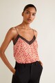 Mango Top cu imprimeu floral Camelio Femei