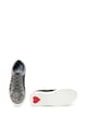 Love Moschino Tenisi flatform cu aspect catifelat Femei