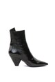 Love Moschino Botine de piele cu toc cubanez Femei