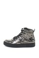 Diesel Pantofi sport mid-high de piele, cu aspect metalizat Danny Femei