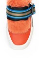 Diesel Pantofi slip-on de piele cu banda cu logo Flip Femei