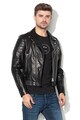 Diesel Black Gold Jacheta biker de piele Barbati