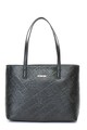 Love Moschino Geanta shopper de piele ecologica, cu detalii logo in relief Femei