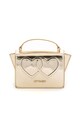 Love Moschino Geanta crossbody de piele ecologica cu aspect mrtalizat Femei