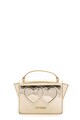 Love Moschino Geanta crossbody de piele ecologica cu aspect mrtalizat Femei