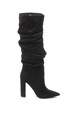 Steve Madden Cizme de piele intoarsa sintetica cu toc inalt Slouch Femei