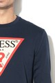 GUESS JEANS Bluza sport cu imprimeu logo si captuseala de fleece 3 Barbati