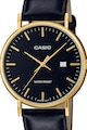 Casio Аналогов часовник Classic с кожена каишка Мъже