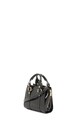 GUESS Geanta crossbody mica cu insertii de piele cu par scurt Femei