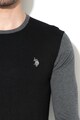 U.S. Polo Assn. Finomkötött pulóver hímzett logóval 2 férfi