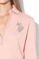 U.S. Polo Assn. Bluza polo cu aplicatii cu strasuri Femei