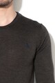 U.S. Polo Assn. Finomkötött pulóver hímzett logóval férfi