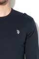 U.S. Polo Assn. Pulover din tricot fin cu logo brodat Barbati