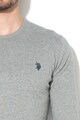 U.S. Polo Assn. Pulover din tricot fin cu logo brodat Barbati