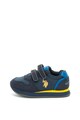 U.S. Polo Assn. Pantofi sport cu inchidere velcro si talpa invalurita Sunny Cup Fete