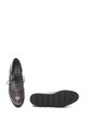 Marco Tozzi Pantofi oxford de piele cu aspect stralucitor Femei