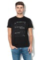 Big Star Tricou cu imprimeu text Napoleon Barbati