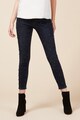 Oltre Blugi crop cu croiala skinny, decorati cu perle sintetice Femei