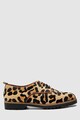 NEXT Pantofi de piele cu par scurt si animal print Femei