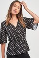 NEXT Bluza cu decolteu cache coeur si model cu buline Femei