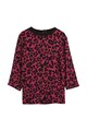 NEXT Bluza cu maneci 3/4 si animal print Femei