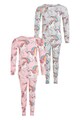 NEXT Пижама с десен на еднорози, 2 чифта Момичета