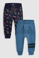 NEXT Set de pantaloni jogger cu imprimeu - 2 perechi Baieti