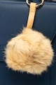 Camomilla Geanta de piele ecologica cu bareta pentru umar si accesoriu pufos Bluddi Femei