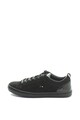 Lacoste Straight Set nubuck bőr sneakers cipő lakkozott hatással női