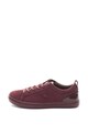 Lacoste Straight Set nubuk bőr sneakers cipő lakkozott részletekkel női