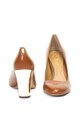 Lauren Ralph Lauren Кожени обувки Maddie с масивен ток Жени