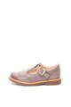 Clarks Pantofi Mary Jane de piele cu calapod lat Comet Reign Fete