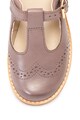 Clarks Pantofi Mary Jane de piele cu calapod lat Comet Reign Baieti