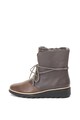 Clarks Ghete de piele cu captuseala cu aspect pufos Sharon Pearl Femei