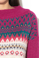 United Colors of Benetton Mintás mohertartalmú pulóver női